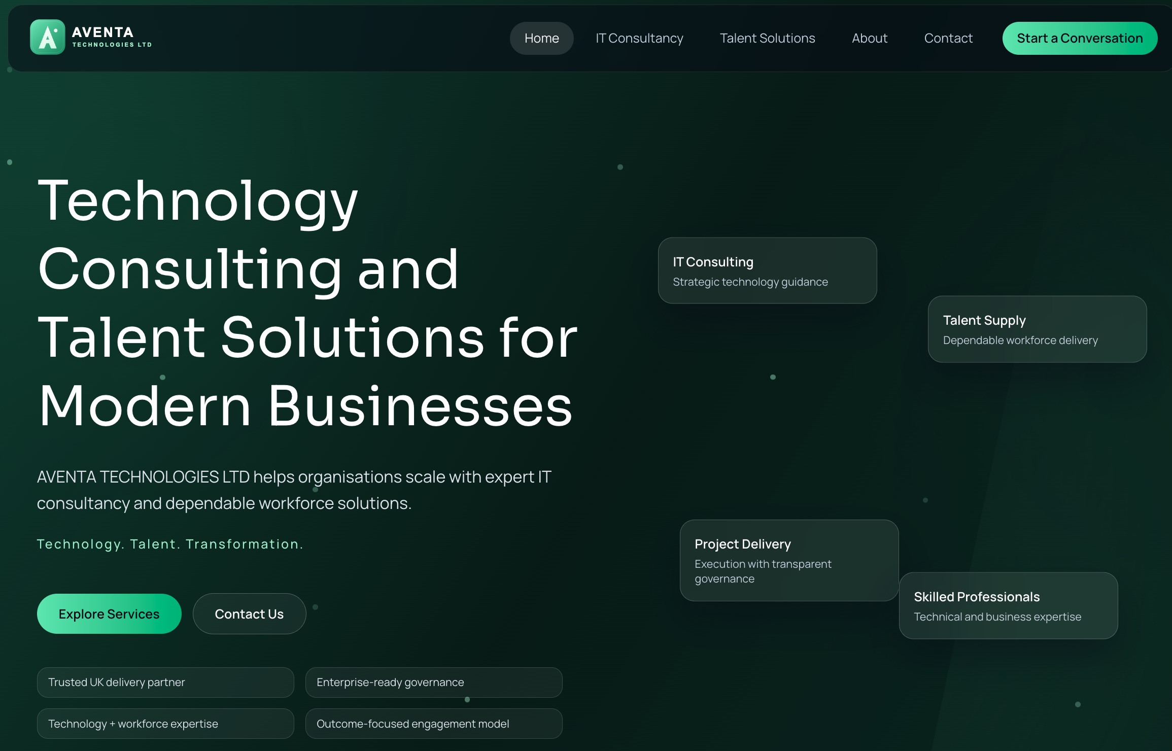 IT Consultancy and Talent Solutions UK
